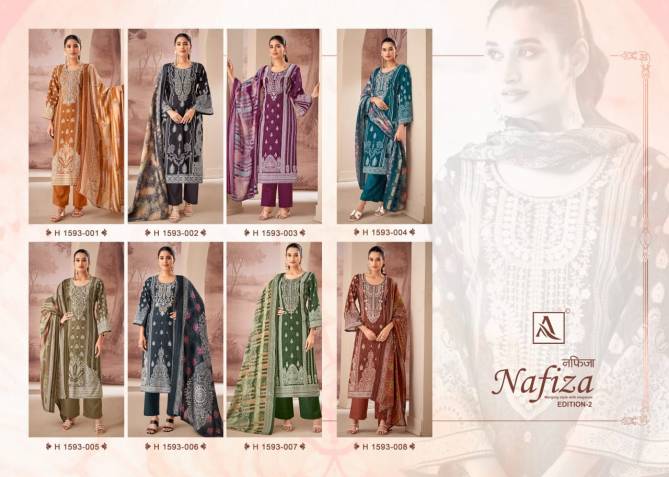 Nafiza 2 By Alok Suit Cambric Cotton Pakistani Print Dress Material Wholesale Shop In Surat